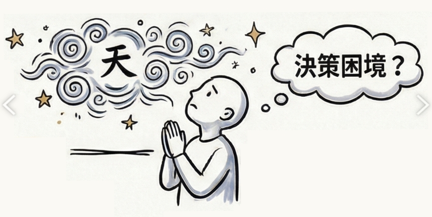 決策困境？向天請示